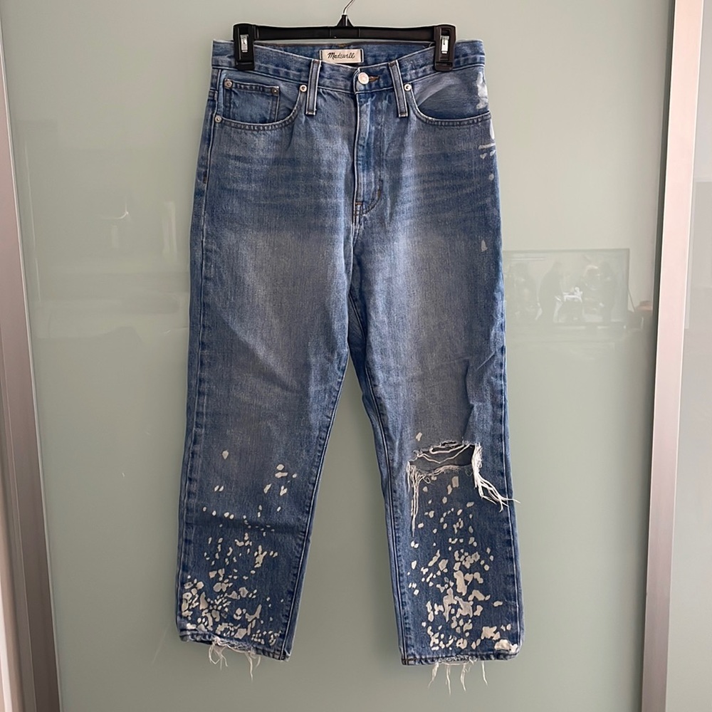 Splatter paint Madewell Jeans